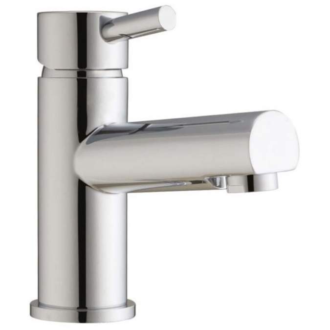 Scudo Premier Mono Basin Mixer Tap with Push Waste