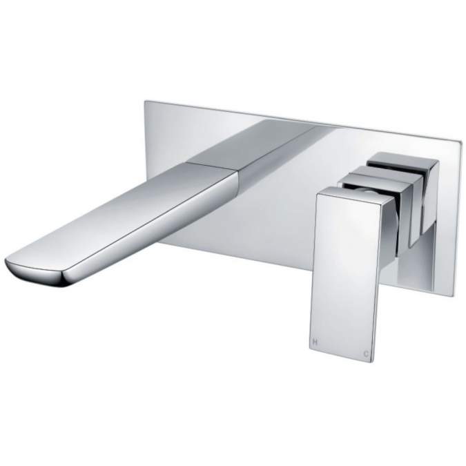 Scudo Muro Wall Mounted Basin Mixer Tap