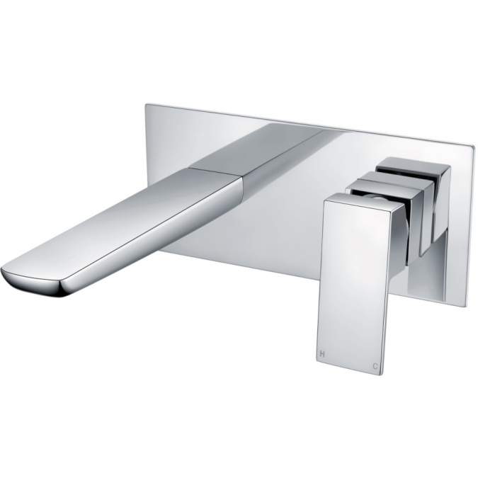 Scudo Muro Wall Mounted Bath Mixer Tap