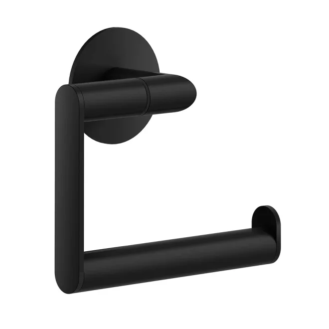 Smedbo Dot Matt Black Spare Toilet Roll Holder