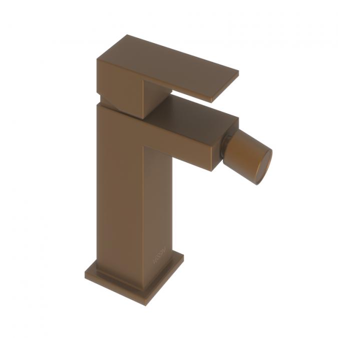 Abacus Plan Bidet Mixer Tap - Brushed Bronze