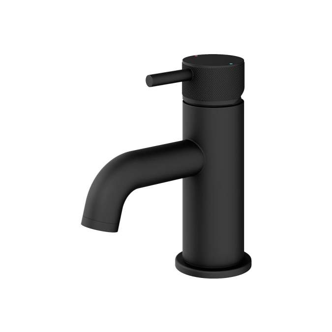 Abacus Iso Pro Mini Mono Basin Mixer - Matt Black