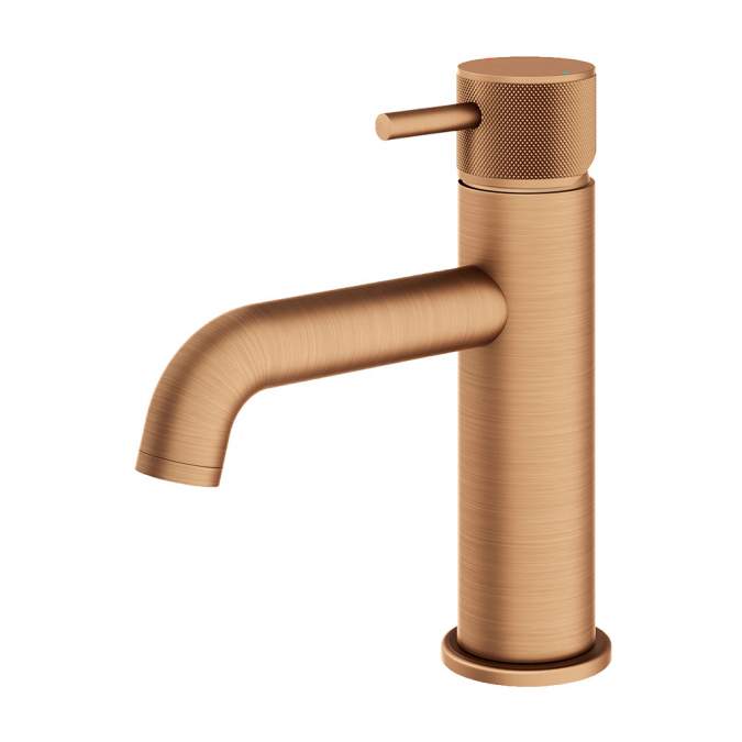 Abacus Iso Pro Mono Basin Mixer - Brushed Bronze