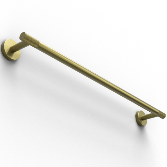 Terma Retro Brushed Brass Heated Towel Rail 1170 X 504mm - WGRE1117050 - View #4