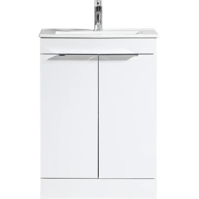 Tailored Sora 600mm Matt White Vanity Unit