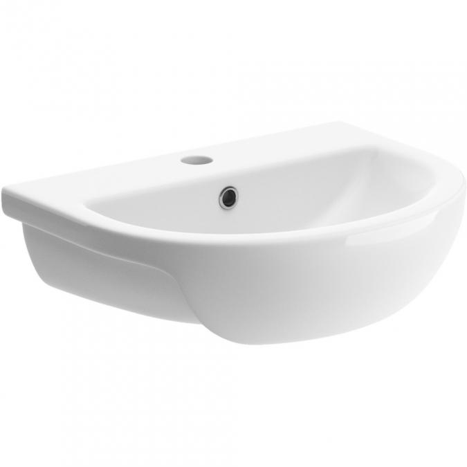 Termond 500 x 390mm 1 Tap Hole Semi Recessed Basin