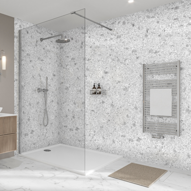 Terrazzo Nuage Wetwall Elite Waterproof Wall Panels