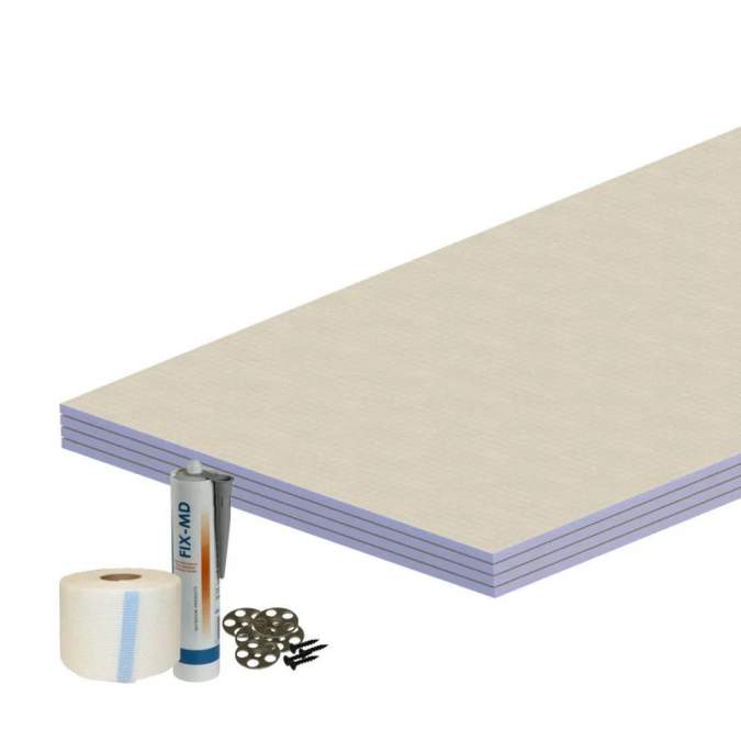 Trade Tilebacker 12mm Waterproof Wall Kit  - 4.32 sq/m