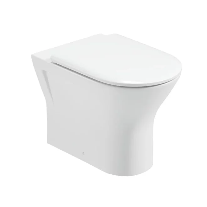 SELECT Scala Rimless Back To Wall Toilet with Soft Close Seat