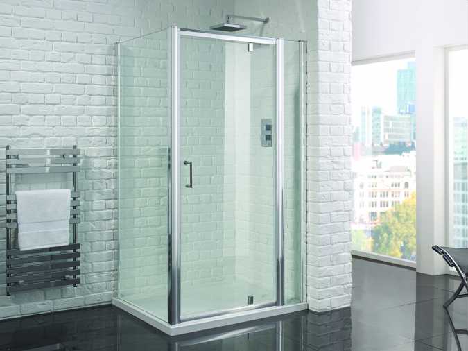 760mm Venturi 6 Pivot Shower Door Aquadart Aq9311s
