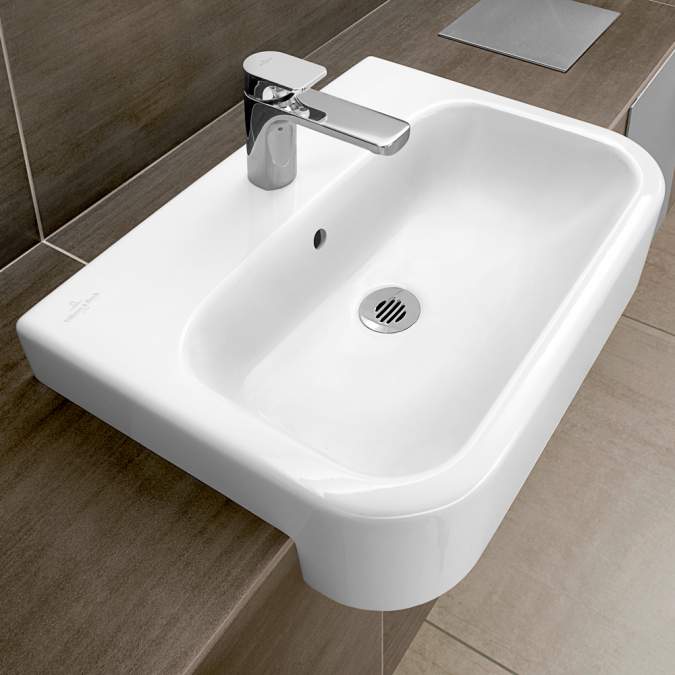 Villeroy And Boch Artis 610mm White Alpin Oval Surface Mounted Basin