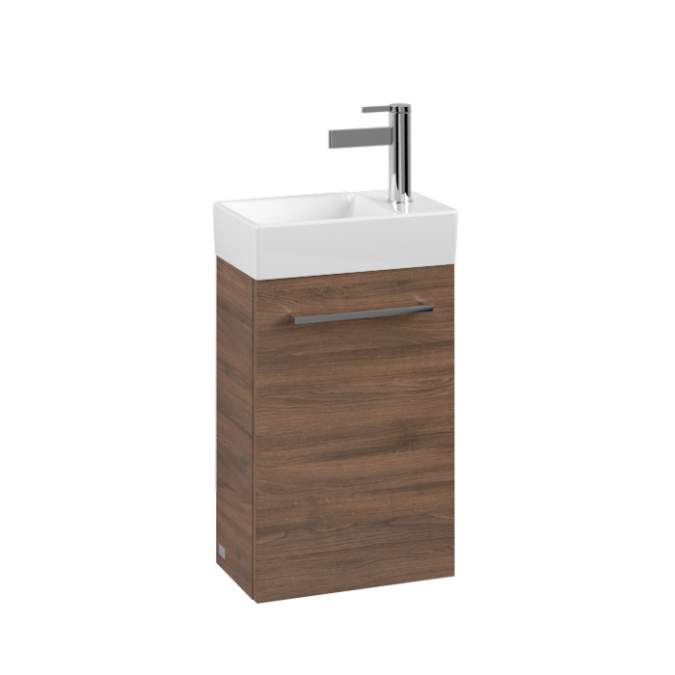 Villeroy & Boch Avento 340 RH Door Cloakroom Vanity Unit With LH Basin - Arizona Oak