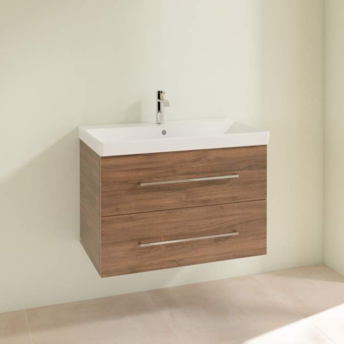 Villeroy & Boch Avento 780 Bathroom Vanity Unit With Basin  Arizona Oak