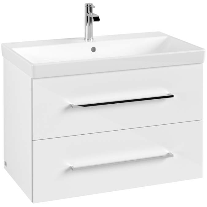 Villeroy & Boch Avento 780 Bathroom Vanity Unit With Basin  Crystal White