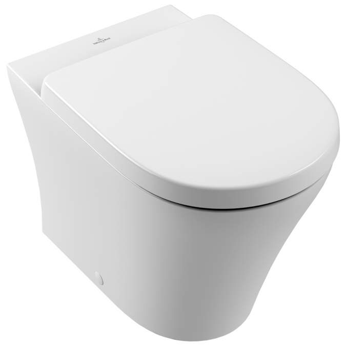 Villeroy & Boch O.novo Washdown Compact Rimless Back To Wall Toilet