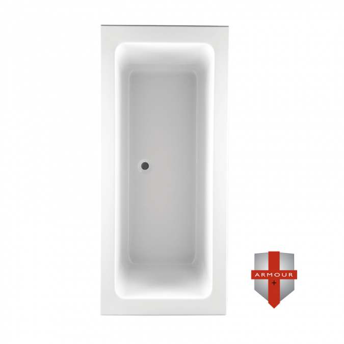 Abacus Square Armoured Plus Double Ended Bath 1700 x 800mm