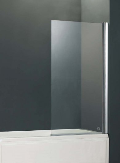 Vessini E Series One Part Bath Shower Screen 800 x 1410 x 6mm