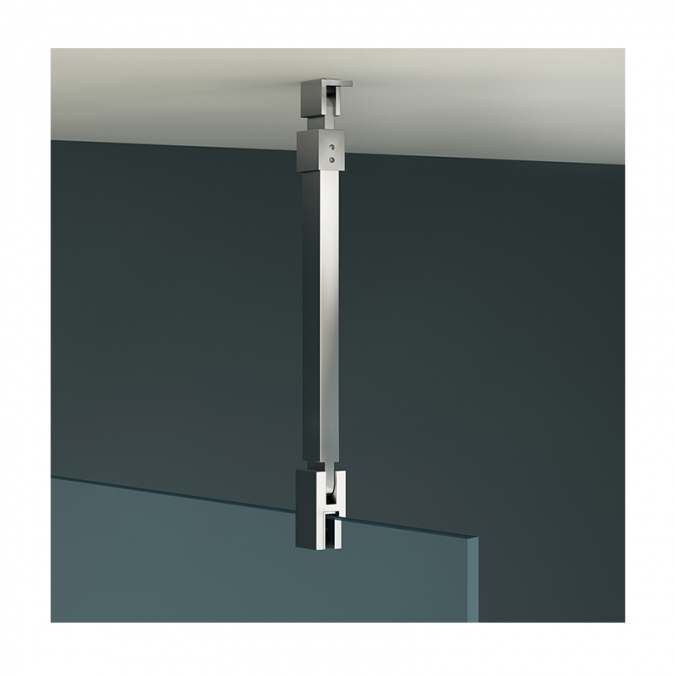 Abacus X Series Wetroom Glass To Ceiling Support Arm 1000mm