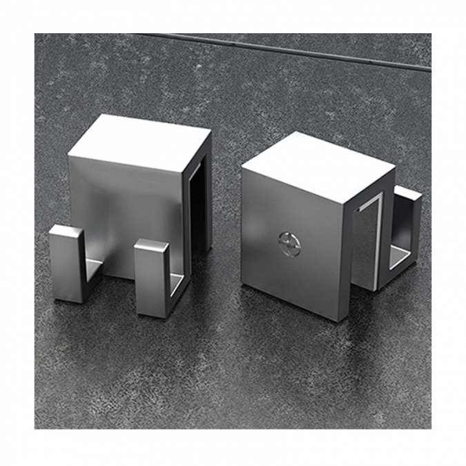 Abacus Vessini X Series Wetroom Glass Double Robe Hook