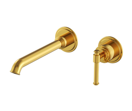 Artize VIC Wall Mounted Single Lever Basin Tap With Concealed Part In Bright Gold