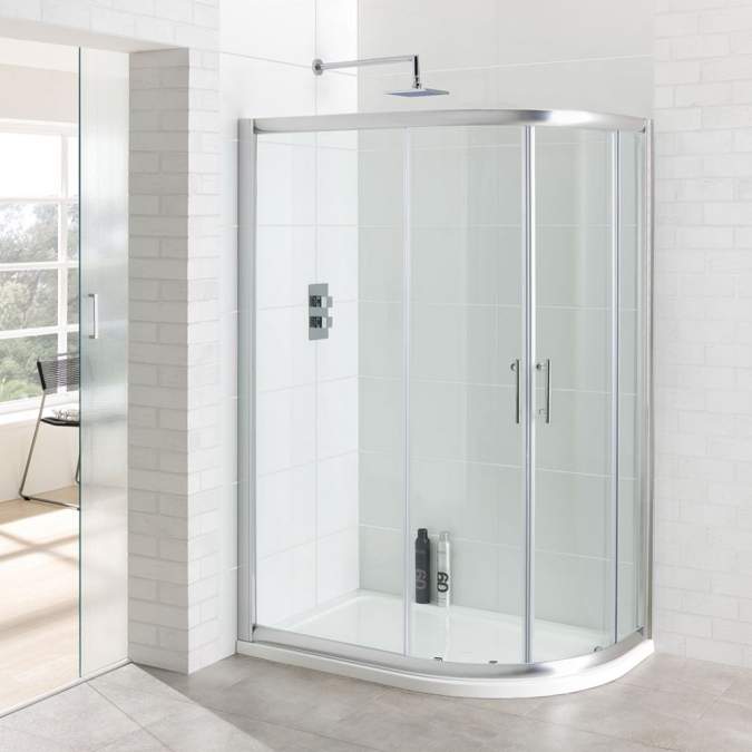 Vantage 2 Door Offset Quadrant Shower Enclosure 1100 x 800