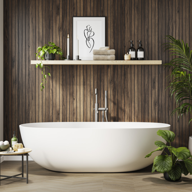 Warmia Walnut Naturepanel Slat Wall Panel