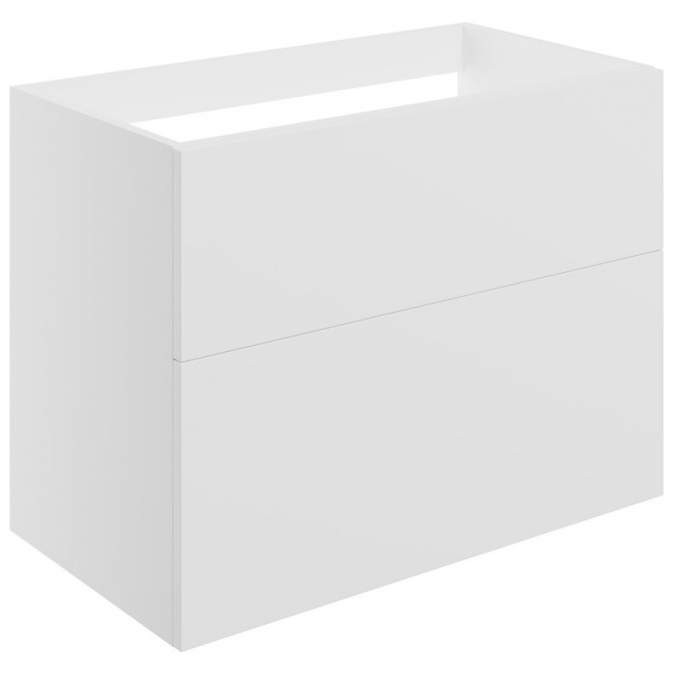 Shetland 790mm Matt White 2 Drawer Wall Hung Vanity Unit