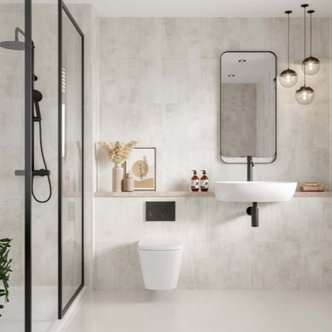 Multipanel Large Tile Walk in Shower Kit, Multipanel Large Tile Over ...