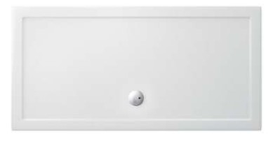 Zamori Rectangular Shower Tray - 1600 x 900 - Central Waste - CLEARANCE