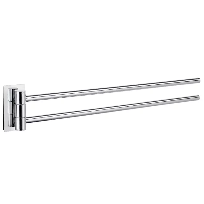 Smedbo Pool Chrome Swing Arm Towel Rail