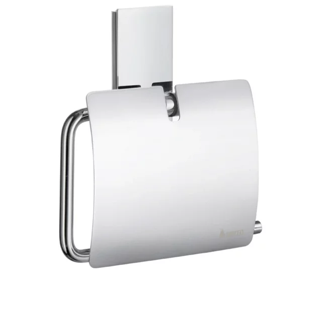 Smedbo Pool Chrome Toilet Roll Holder with Cover