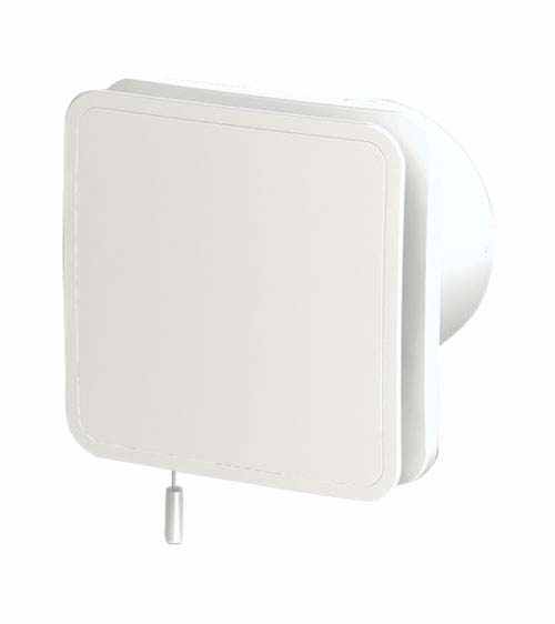 Zehnder Adaptive Wall Fan with Humidistat & Smart Timer 100mm