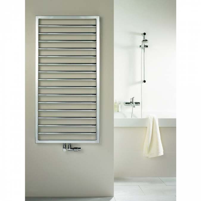 Zehnder Subway Towel Radiator - 613 x 450mm - Chrome