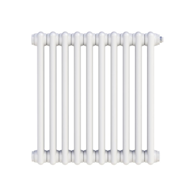 Zehnder Charleston 2 Column 492 x 486mm White Traditional Radiator