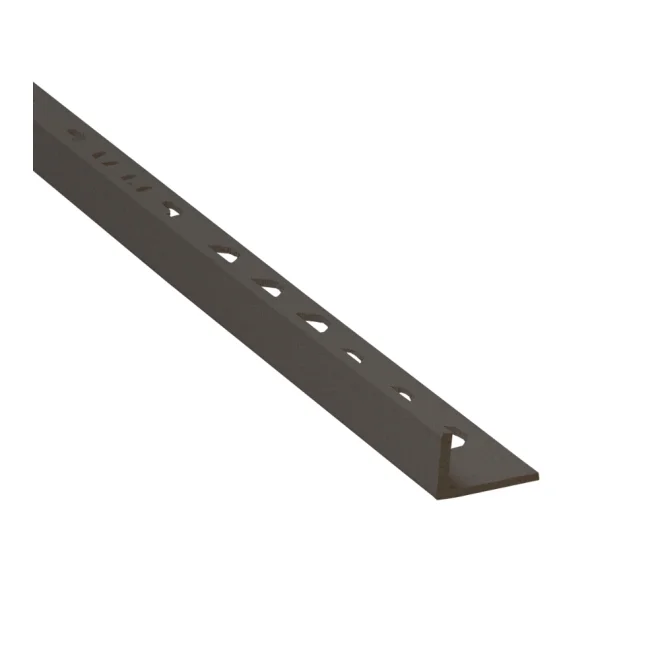 Abacus 10mm Flat Anthracite Tile Trim - 2.5m