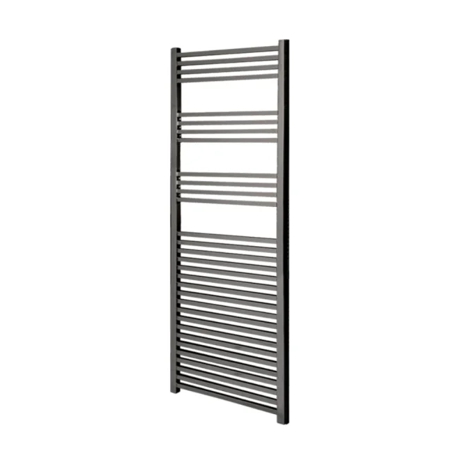 Abacus Elegance Quadris 1600 x 500mm Matt Black Towel Rail
