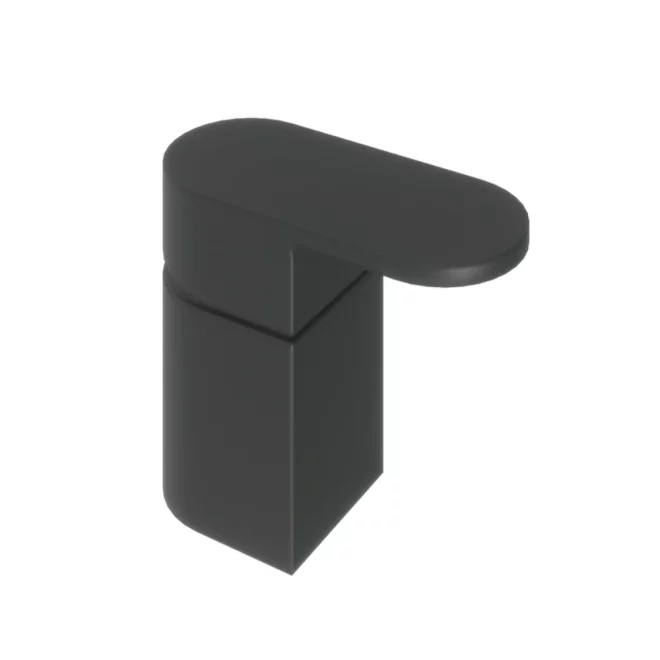 Abacus Ki Black Deck Mounted Single Lever Mixer Valve