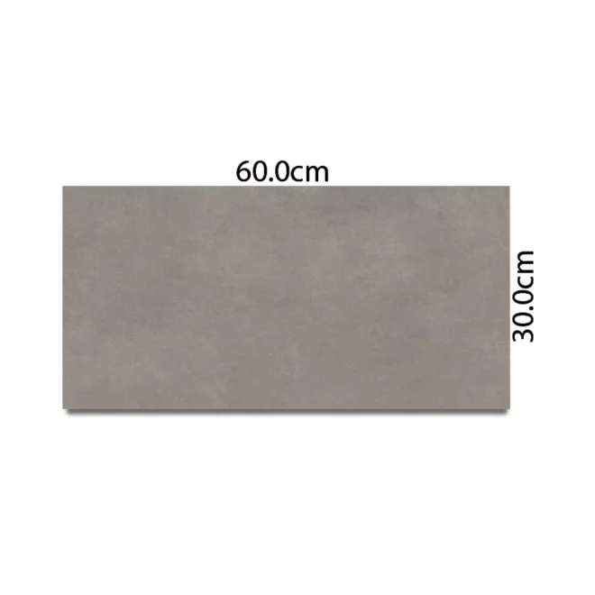 Abacus Marble Pure Base Medium Grey 600 x 300mm Porcelain Tile - &pound;41.67m2