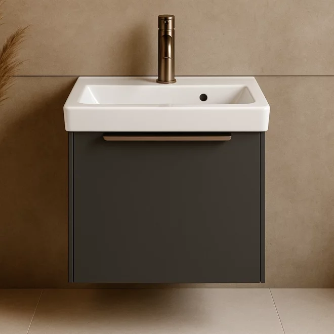 Abacus S3 Concepts Wall Hung Vanity Unit Pack 450mm - Anthracite