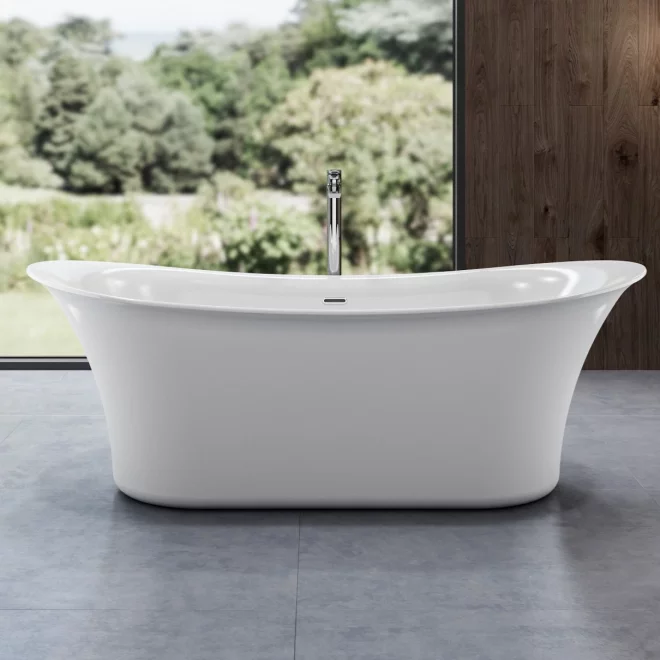 Charlotte Edwards Admiralty 1800 x 855mm Modern Freestanding Bath