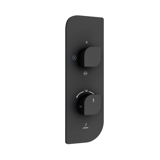 Jaquar Alive Matt Black Concealed 2 Outlet Shower Valve 