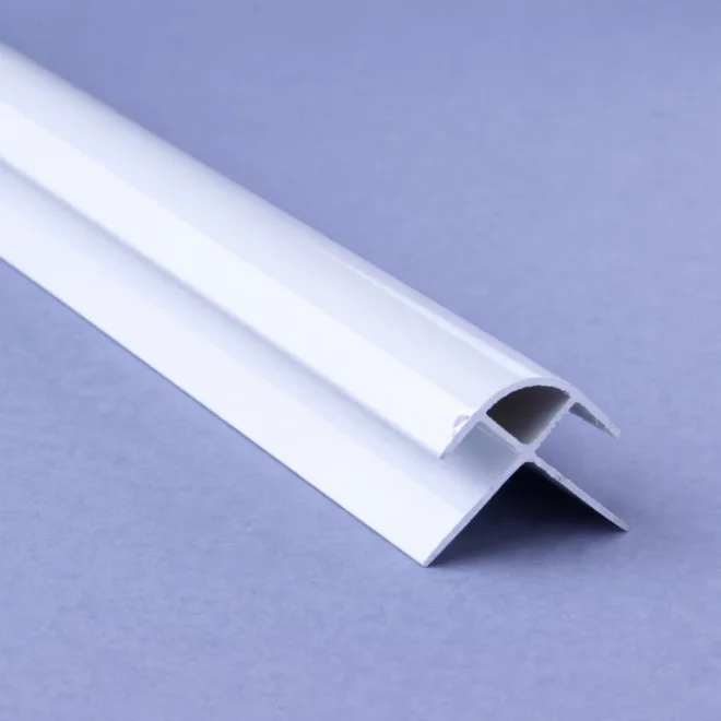 ALU-TRIM 10mm External Corner Aluminium Trim - Gloss White