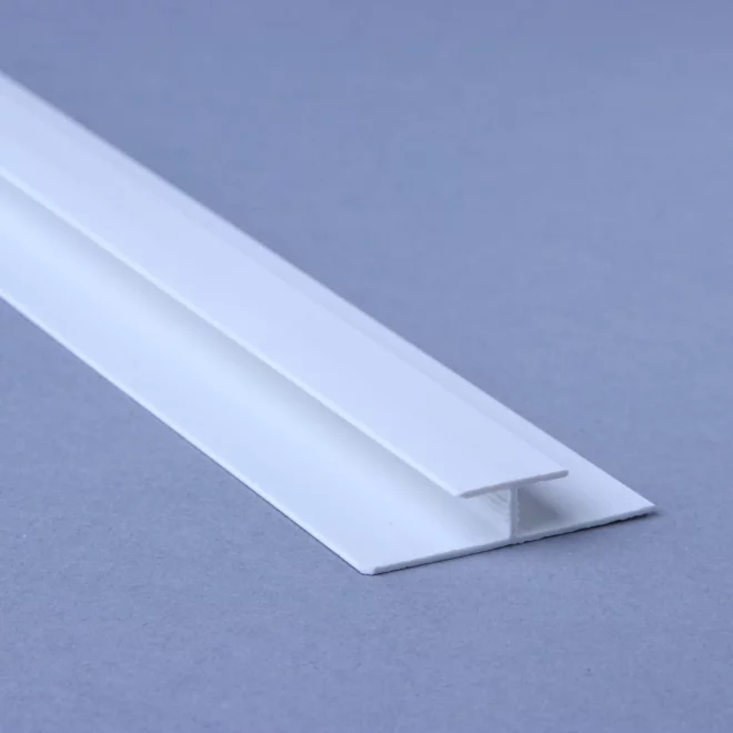 ALU-TRIM 10mm H Join Aluminium Trim - Gloss White