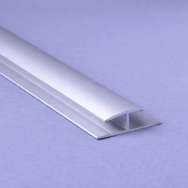 ALU-TRIM 10mm H Join Aluminium Trim - Satin Silver