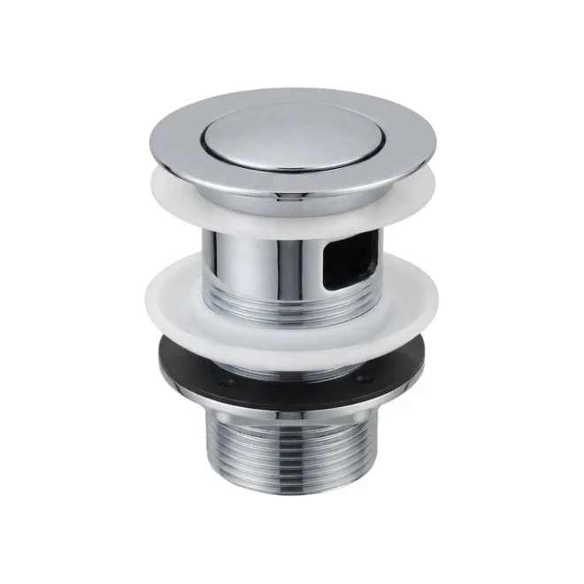 Anatra ECO Slotted Push Button Basin Waste - Chrome
