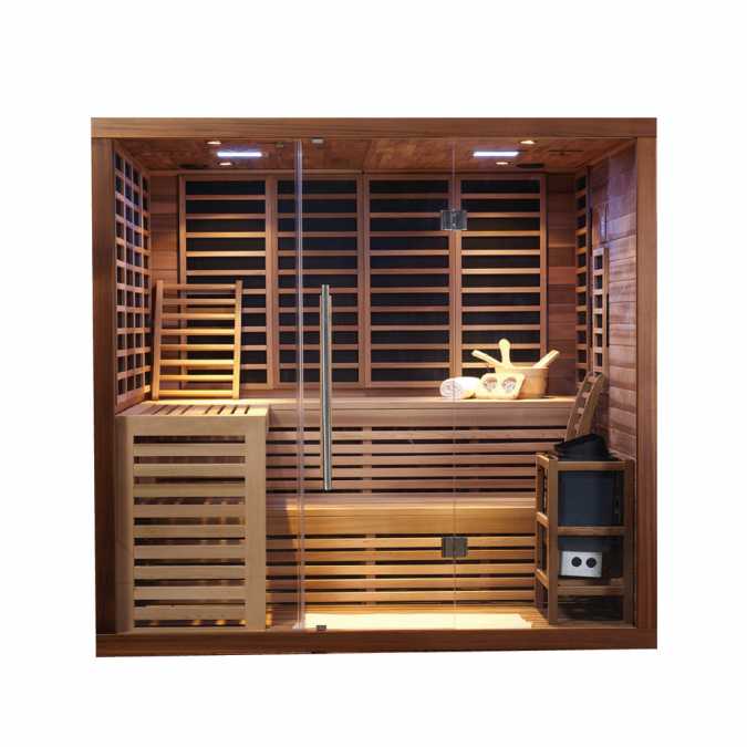 Artize Bio 6-8 Person Traditional Stove & Infrared Sauna