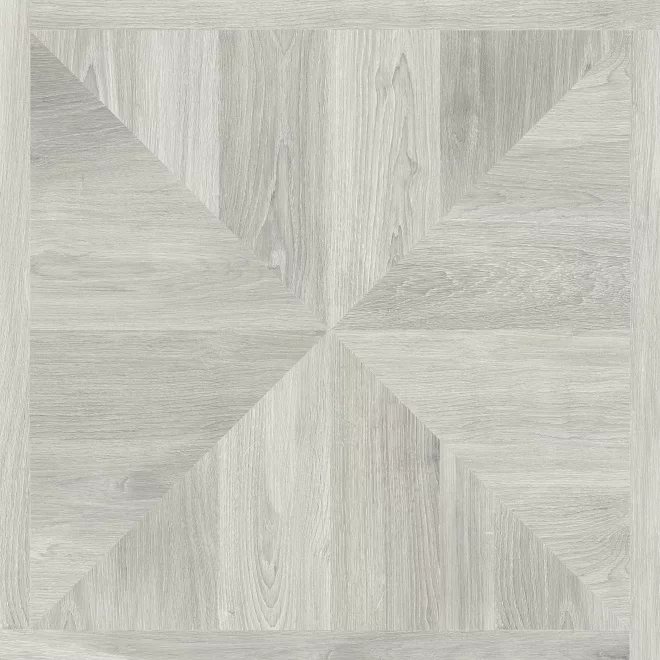 Bari 600 x 600mm Grey Matt Porcelain Parquet Wall & Floor Tile - &pound;24.95m2