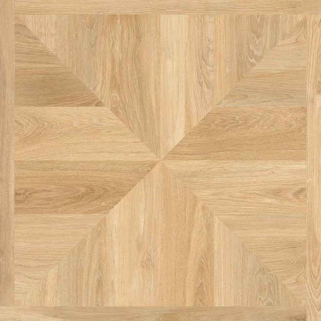 Bari 60 x 60 Oak Matt Porcelain Parquet Wall & Floor Tile - 1.8m2