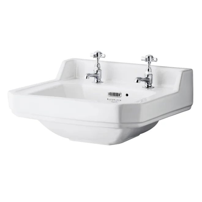 Bayswater Fitzroy 500mm 2 Tap Holes Basin