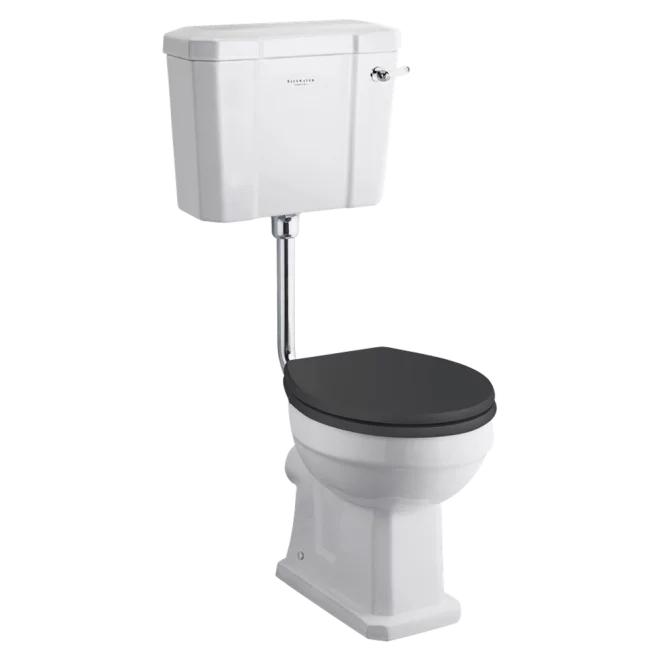 Bayswater Fitzroy Comfort Height Toilet with Low Level Lever Cistern & Seat